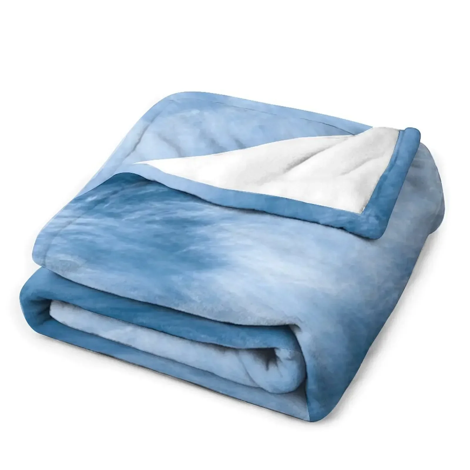 Blue Ocean Waves Throw Blanket for winter Hair Summer Beddings Blankets