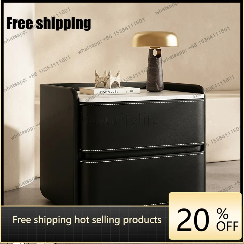 

FGdisplay Nordic bedside table design Premium Aesthetic trendy night table luxury Delicacy mesitas de noche bedroom furniture