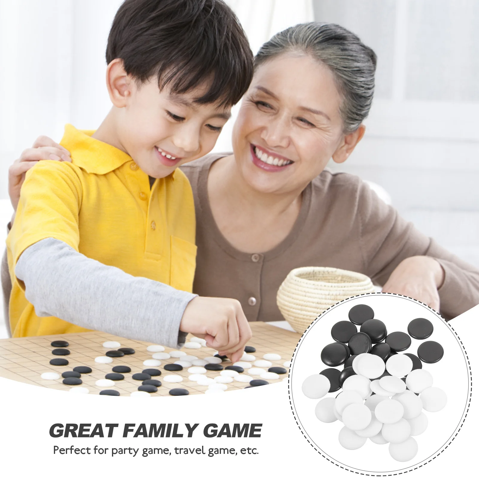 360 قطعة قطع شطرنج صغيرة خرز مسطح أحجار حرفية متينة للوحة المنزل والمدرسة والسفر مجموعة ملحقات الحفلات