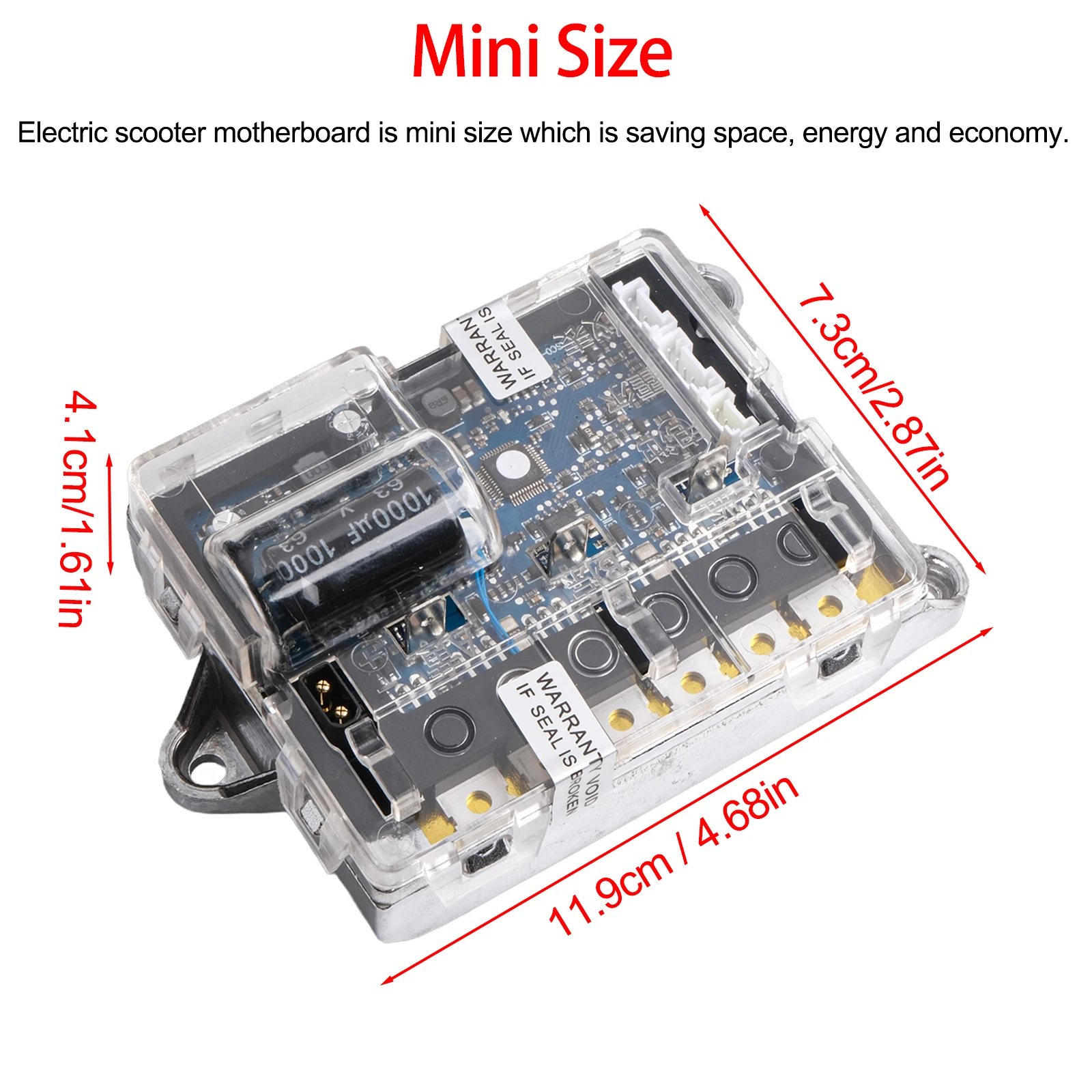 

For Electric Scooter Controller For Board Motherboard 11.9x7.3x4.1cm About 190g Accesssories Hot Sale New Tools