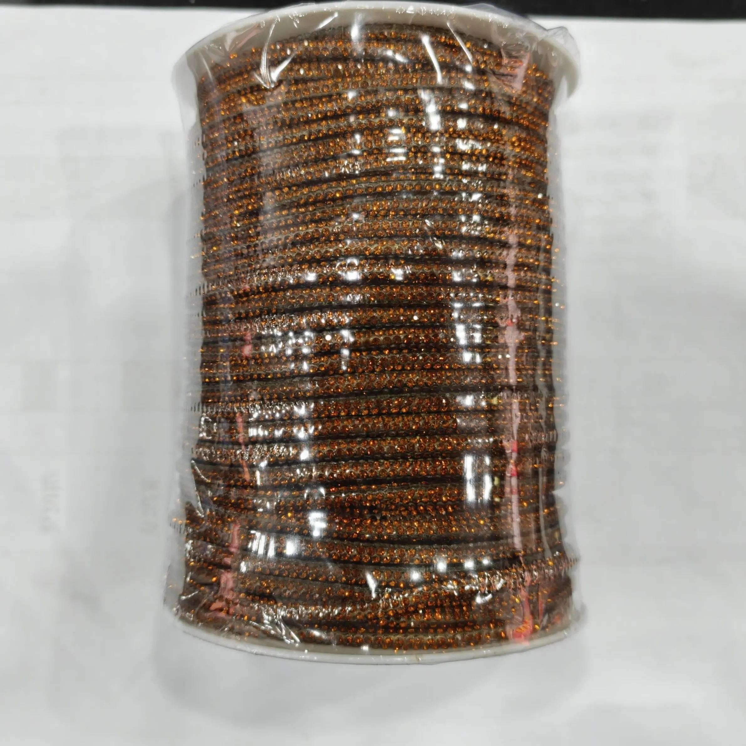 50 yards 4mm Kristal Strass Koord Trim Glas Diamant Touw DIY Naaien Voor Kleding Schoenen Tassen Trouwjurk kostuum Decoratie
