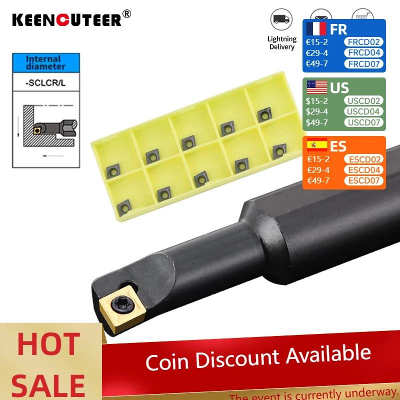 

Держатели для токарных инструментов S06K/S07K/S08K/S10K/S12M