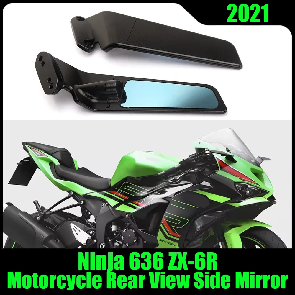 

2021 Ninja 636 ZX-6R CNC Mirror For Kawasaki Ninja636 ZX-6R Accessories Ninja 636 ZX6R Motorcycle Rear View Side Mirror