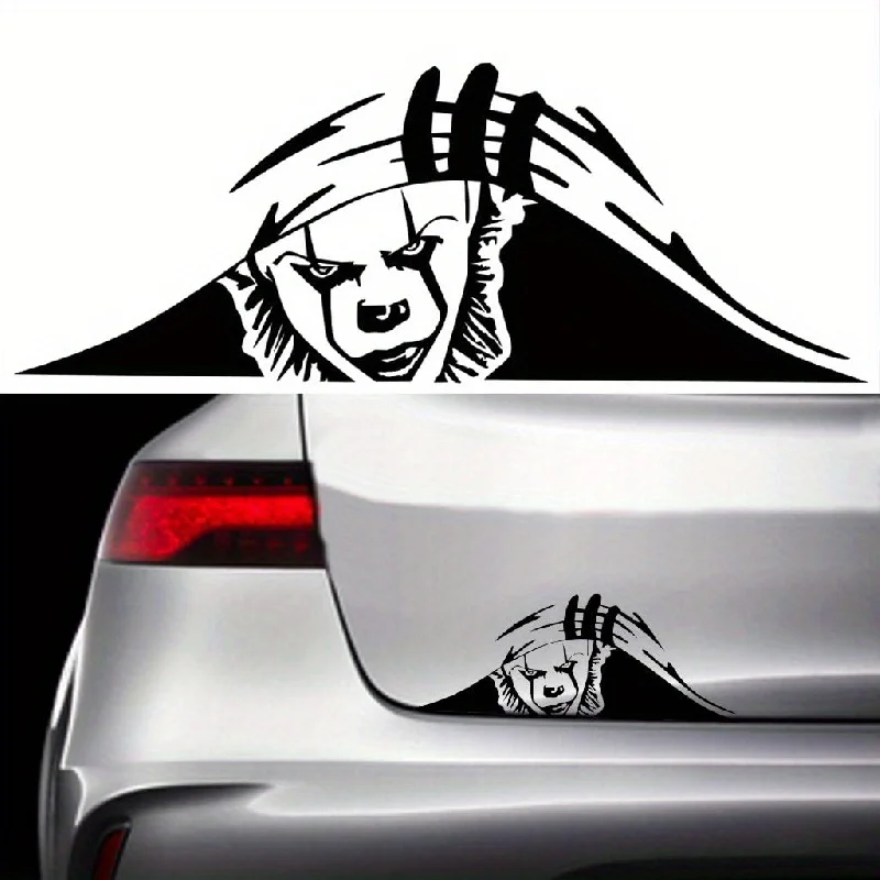 

Vinyl decal clown peek car sticker, self-adhesive