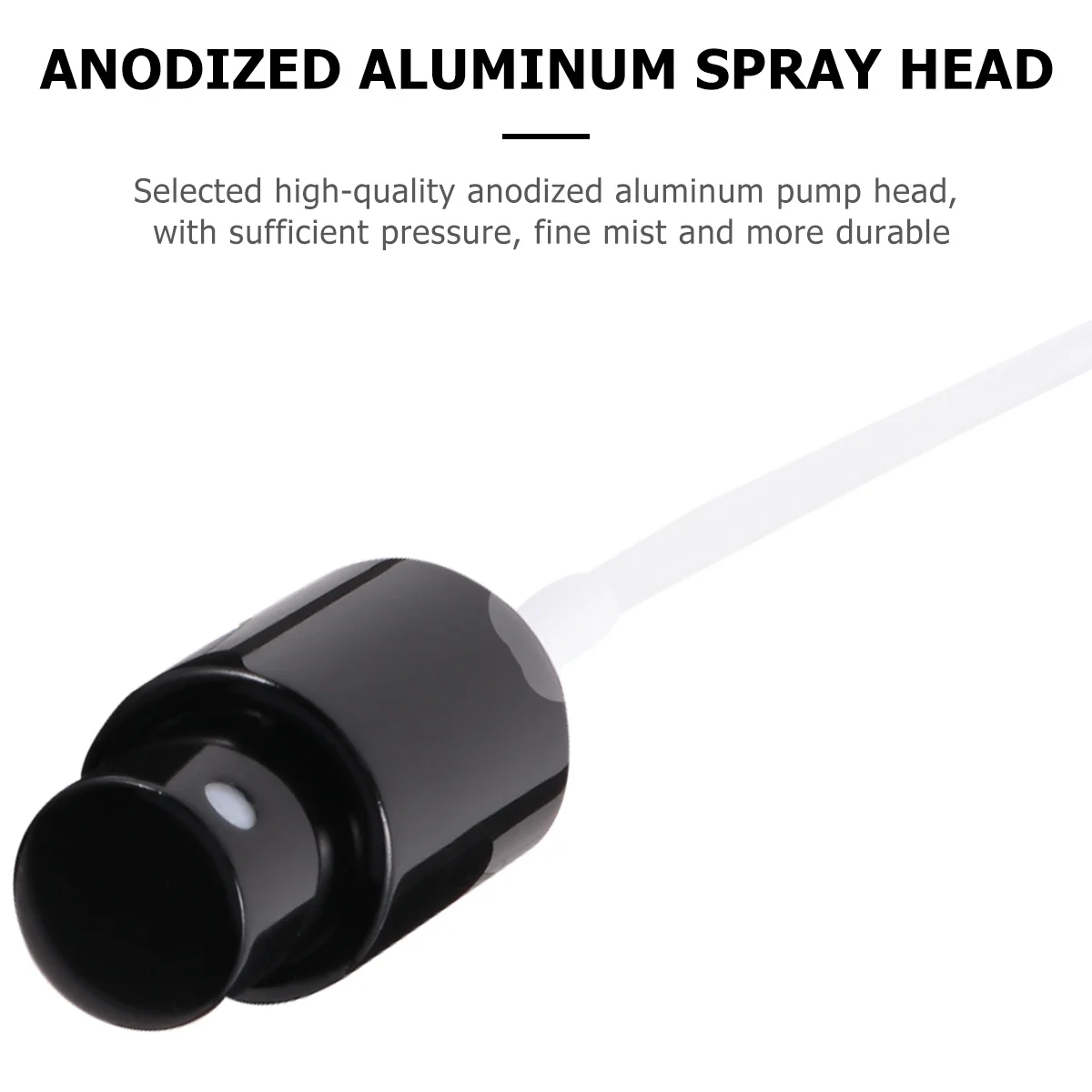 10 szt. Elektrycznych aluminiowych głowic rozpylających, zamienne dysze do podlewania roślin, bonsai, czyszczenia, czarne, delikatne rozpylanie mgiełki