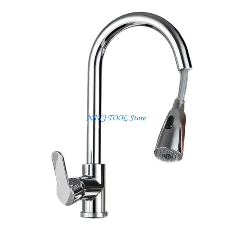 

L8RC Steel Tap 360 Rotating Kitchen Faucet Simple Installation for Any Kitchen decors
