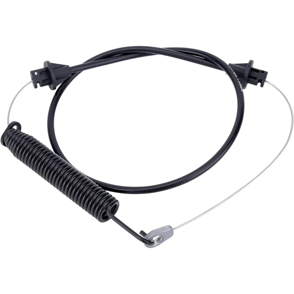 Mower Replacement Deck Cable Pulley And Cable System Precise Control Smooth Operation Flexible Casing Design Black