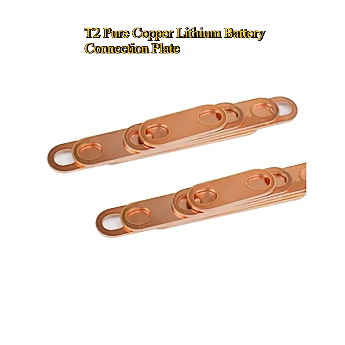 

T2 Pure Copper Lithium Battery Connection Plate Motor Overcurrent Brass Flange Anti-static Jumper Copper Plate