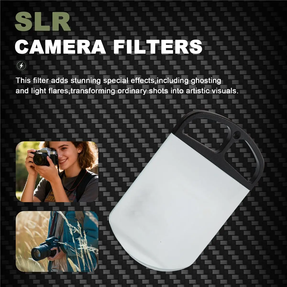 Super Speed Prism Filter Special Effects Ghost Photography & Video Enhancement Lens Filter 100mm
