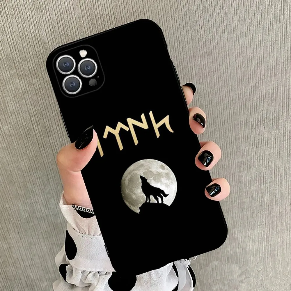 Bozkurt  Phone Case For iPhone 15,14,13,12,11,Plus,Pro Max,XS,X,XR,SE,Mini,8,7 Soft Silicone Black Cover