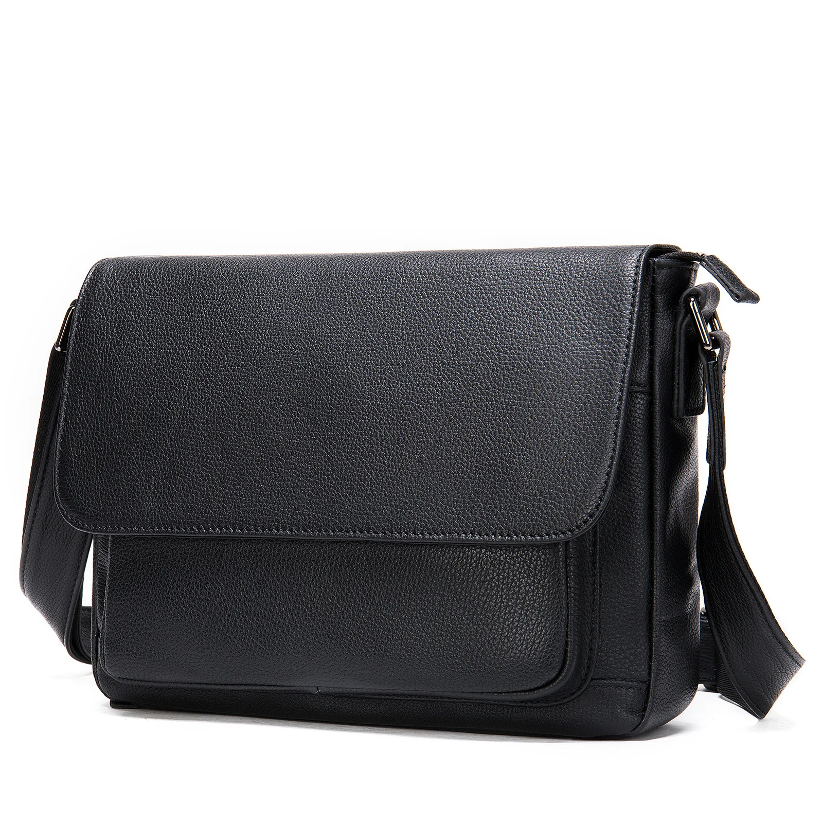 Imagem -03 - Moda Bolsa de Ombro de Couro Genuíno Crossbody Bolsa Masculino Feminino Mensageiro Bolsa de Couro Macio Cowskin Sling Bolsa de Mensagem Homem Bolsas