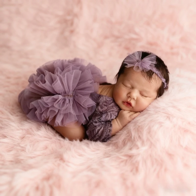 

Детское платье-пачка, комплект для фотосъемки, платье ярких цветов, реквизит для фотосессии на день рождения для новорожденных, атласный бант принцессы