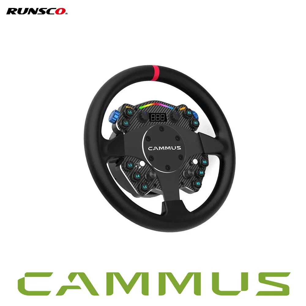 عجلة القيادة CAMMUS C12 ذات الدفع المباشر 12N·m+CAMMUS CS5 قاعدة عجلات القيادة المباشرة (2 في 1)