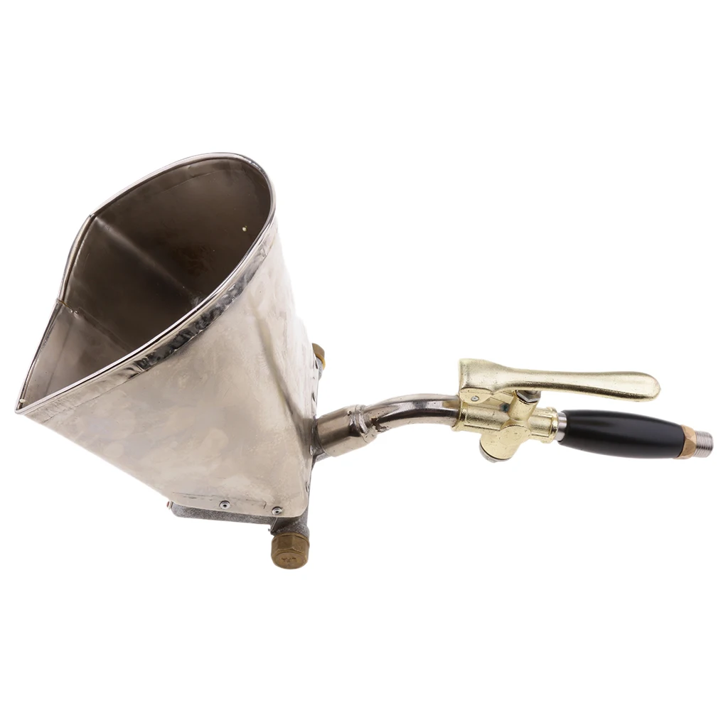 Mortar Sprayer Air Stucco Wall Ceiling Concrete Tool 28cm Brass 4-jets to Match Compressor