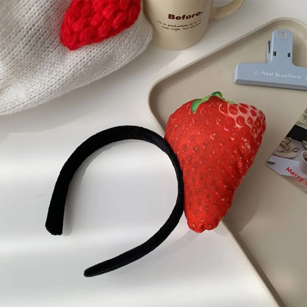 

Cute Kawaii Simulated Food Hair Hoop Korean Style Tomato Fruits Headband Headwear Banana Vegetable Hair Bands Daily