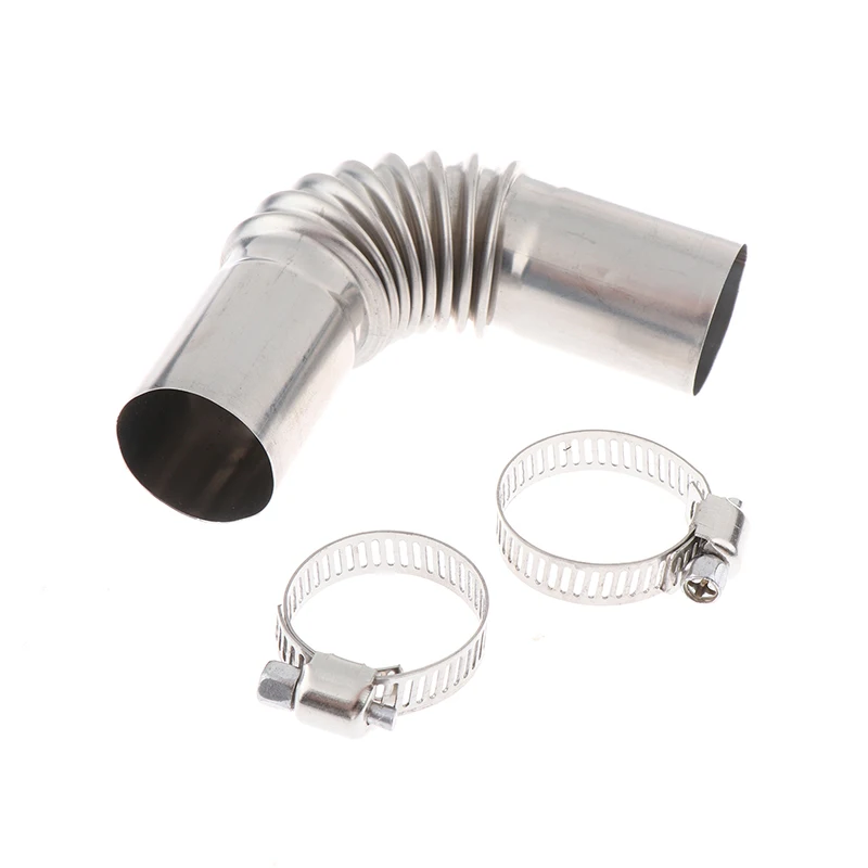 أنبوب عادم لموقف الهواء ، موصل الكوع مع مشبك لتدفئة السيارة ، 24 قارب ، مجموعة واحدة