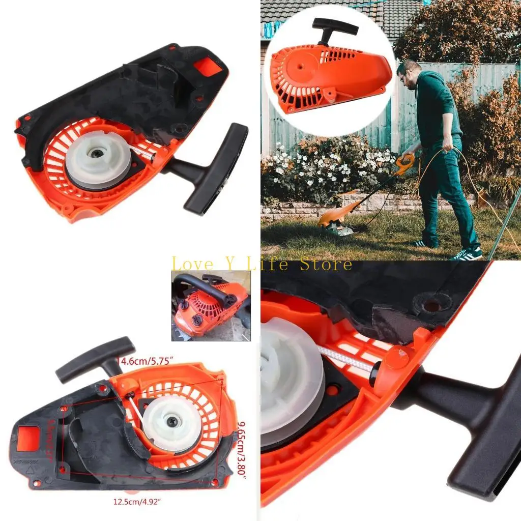 L74C Compact Chainsw Recoil Assembly Assemblaggio Parti rasaerba utilizzate per 2500 25