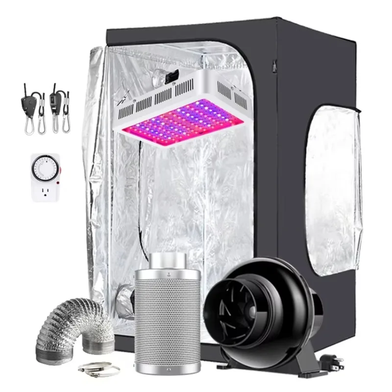 Direct Supply Hydroponics Factory Complete Indoor for Grow Tent Kit Lights Metal Frame Pressure Treated Nature Hydroponic System