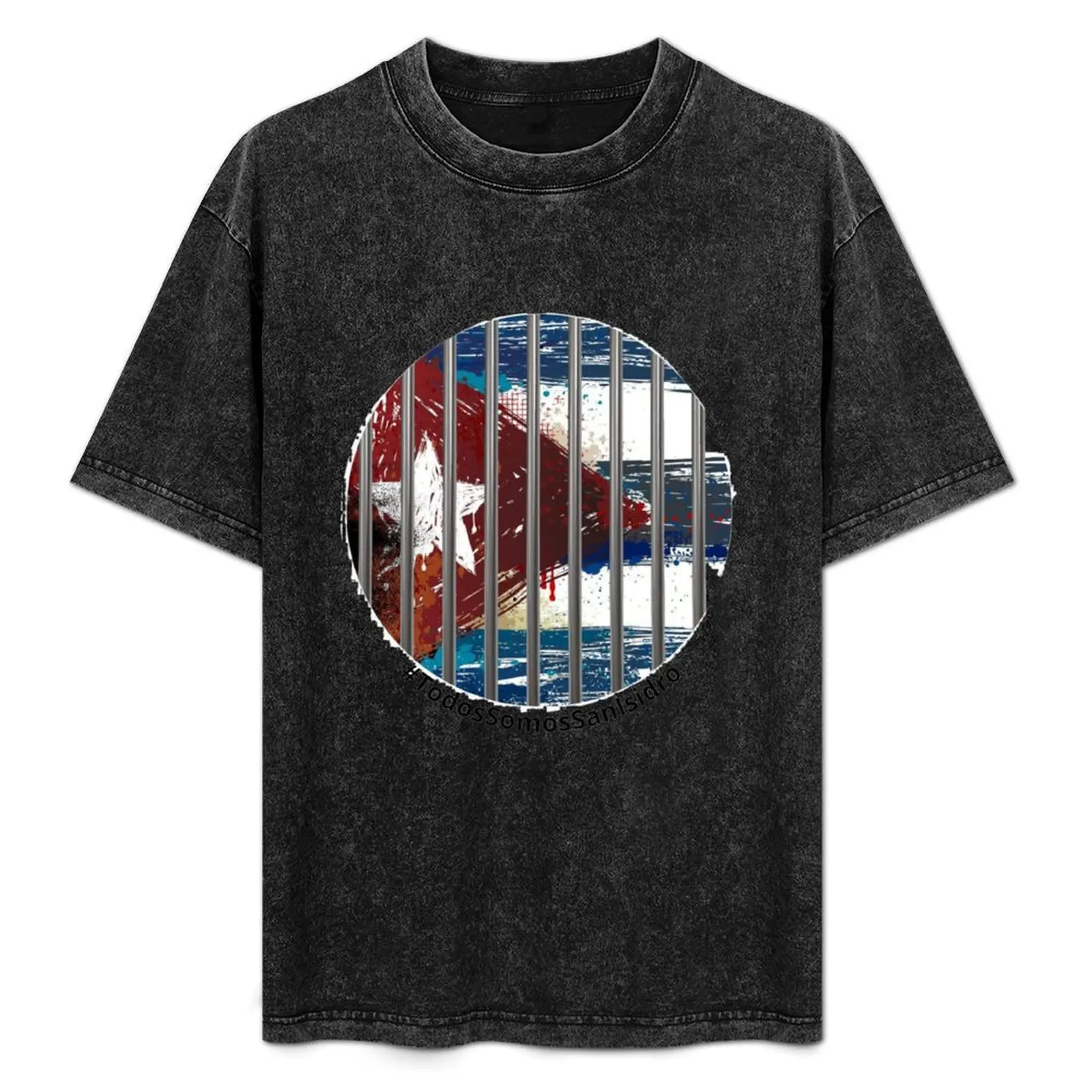Camiseta Movimiento San Isidro, Camiseta Informal Holgada de Verano