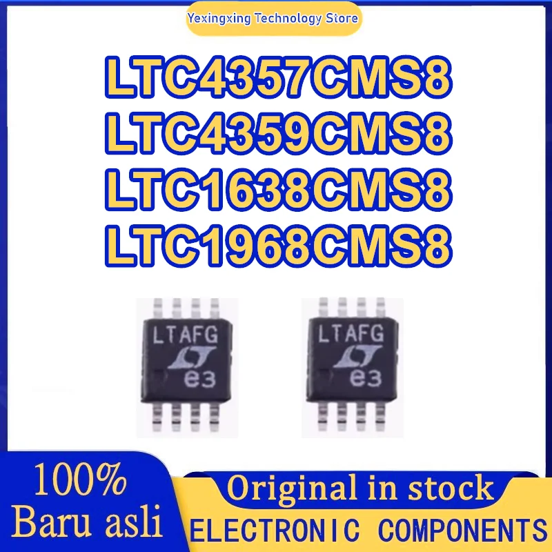 

5 шт. LTC4357CMS8 LTCXD LTC4359CMS8 LTFKD LTC1638CMS8 LTCY LTC1968CMS8 LTAFG Msop-8 чипсет bga 100% новый оригинальный на складе