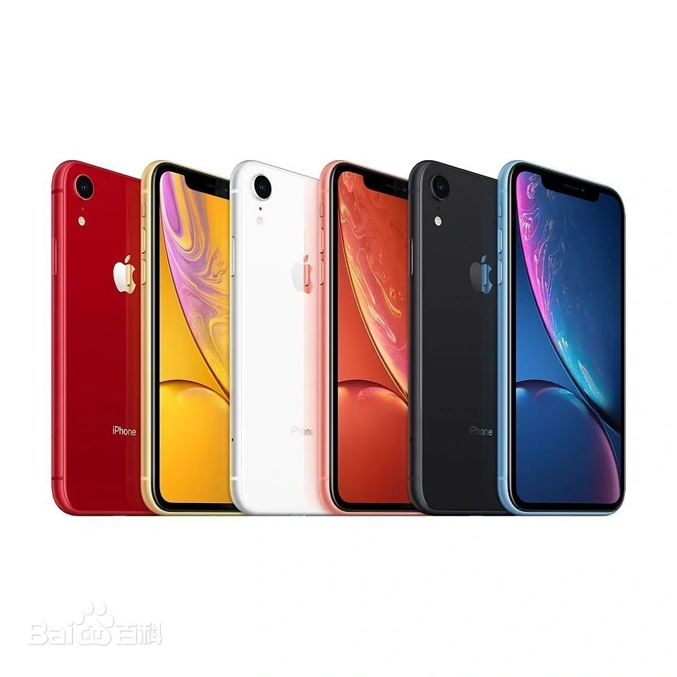 Apple-無料のiPhoneXR携帯電話,6.1インチ画面,3GB RAM, 64 GB, 128GB ROM,a12バイオニックios,97%