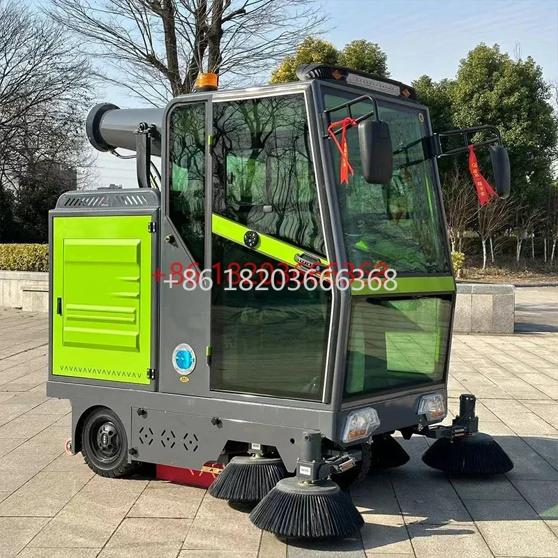 YG Customized Factory Pice 48V100Ah Electric Ride On Automatic Vacuum Road Street Cleaning Machine Industrial Floor Sweepers