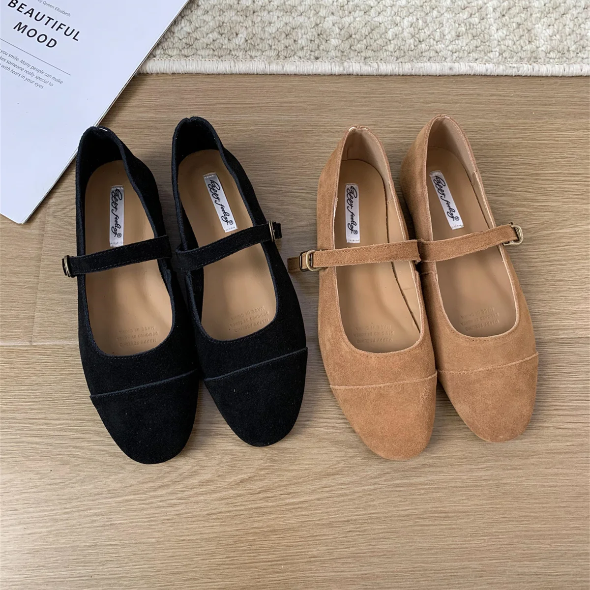 Shoes Woman 2024 Shallow Mouth Female Footwear Soft Genuine Leather Sneakers New Summer Dress Moccasins Mary Janes Spring