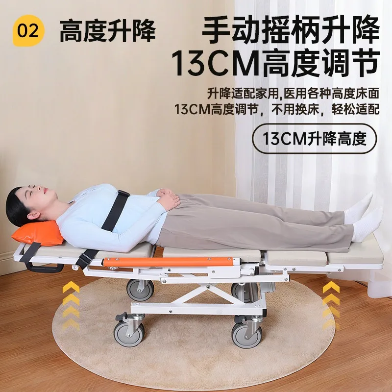 Lifting machine for the elderly, lying flat chair for bedridden patients