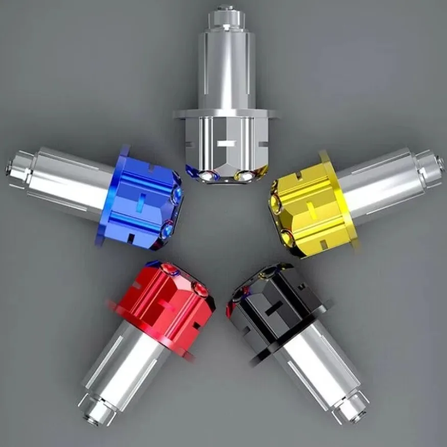 2pc  CNC Aluminum Universal Motorcycle Handle Handlebar Grips Bar End Cap Plugs image 2
