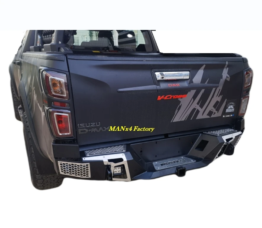 

Deluxe High Quality Dmax Steel Rear Bumper for Isuzu D-max 2019+