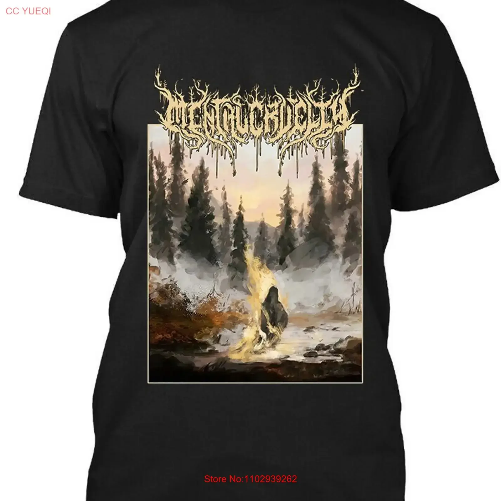 Nouvelle collection limitée T-shirt rétro vintage streetwear mode élégante, style German Symphonic Black Music, thème 'Mental Cruelty', tailles S à 4XL, effet délavé