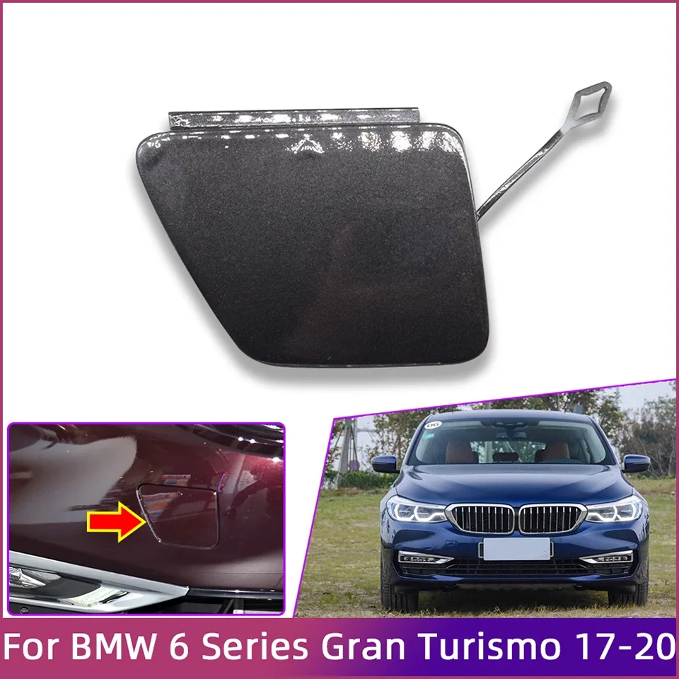 Front Bumper Tow Hook Eye Cap Cover Lid For BMW 6 Series GT Gran Turismo G32 2017 2018 2019 2020 Hauling Trailer Shell