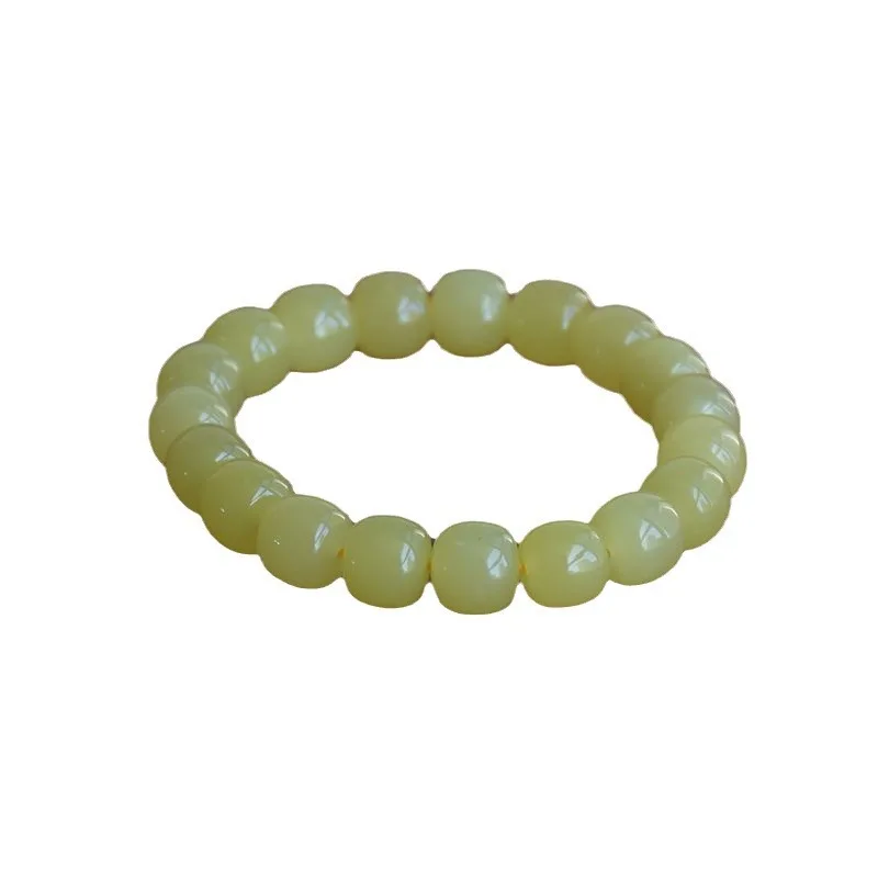Natural Single-Loop , Hetian Jade Bracelet Men And Women