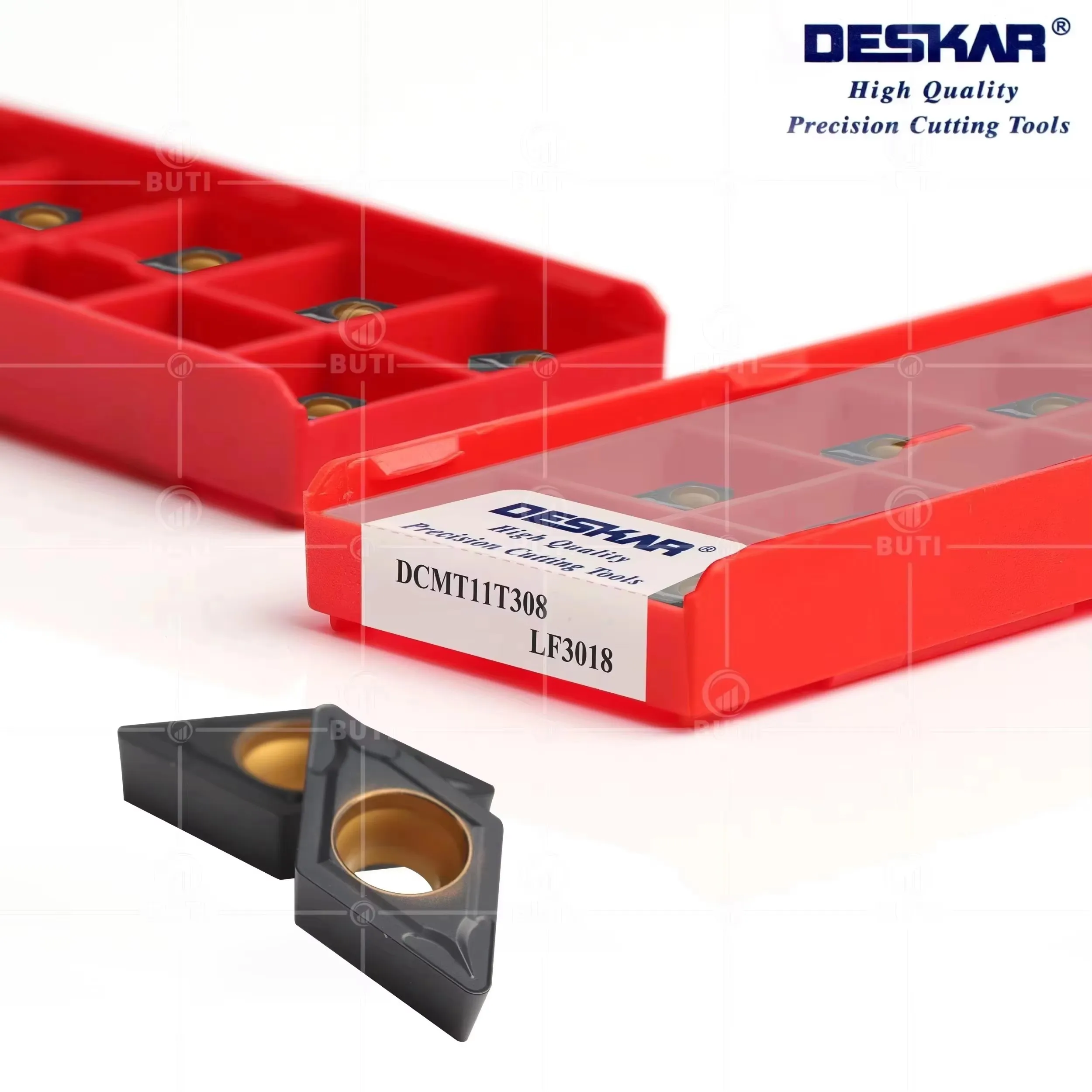 DESKAR 100% Original DCMT11T304 DCMT11T308 LF3018 Numerical Control Lathe Turning Insert Cutting Tool Processing Cast Iron Tools