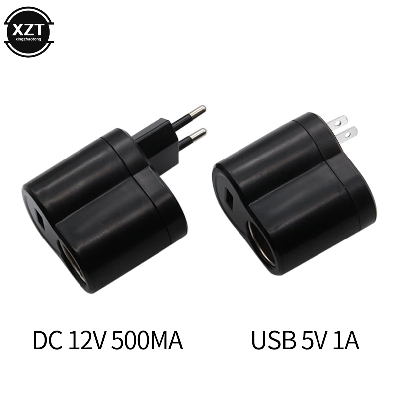 Car Cigarette Lighter Adapter AC 220V To DC 12V EU US Plug Converter Wall Power Socket Plug Adapter Auto Converter Car Accessory