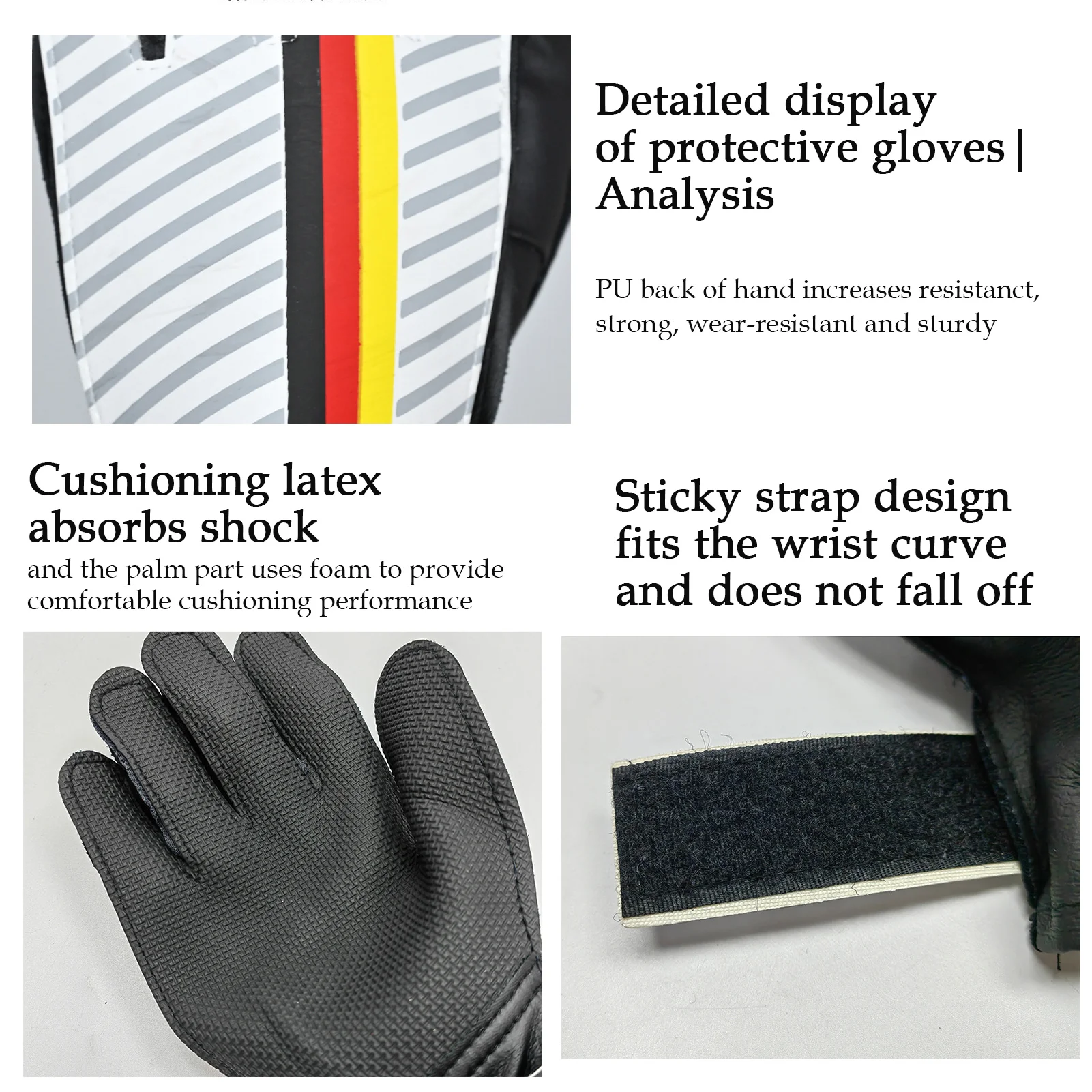 축구 장갑 1 쌍 축구 장갑 골키퍼 성인 충격 흡수 패딩 축구 선수 훈련 장비 연습