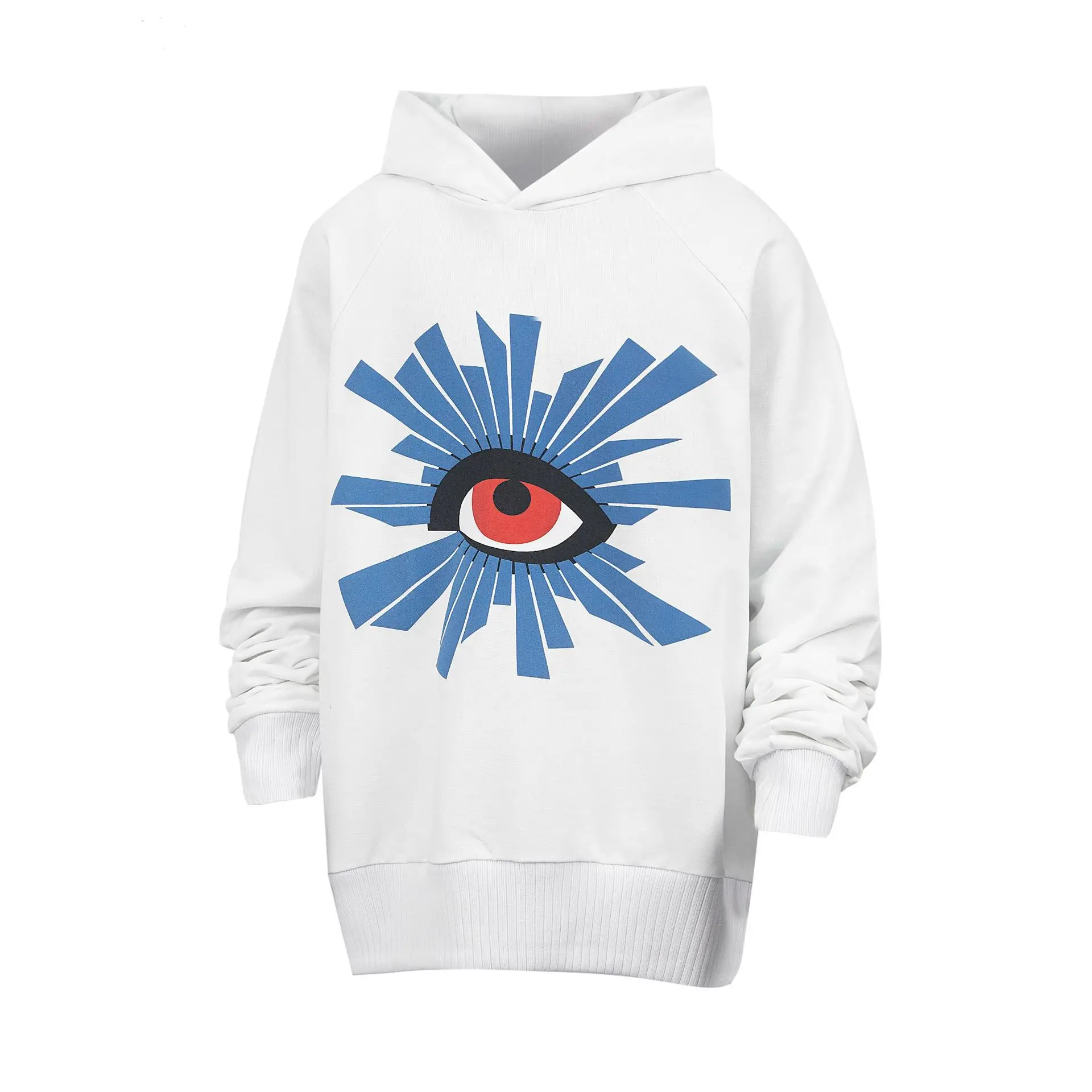 Top Quality House Of Errors 25SS Foam Print Hooded Sweatshirt Heavy Wash Aged Hoodie Fashion