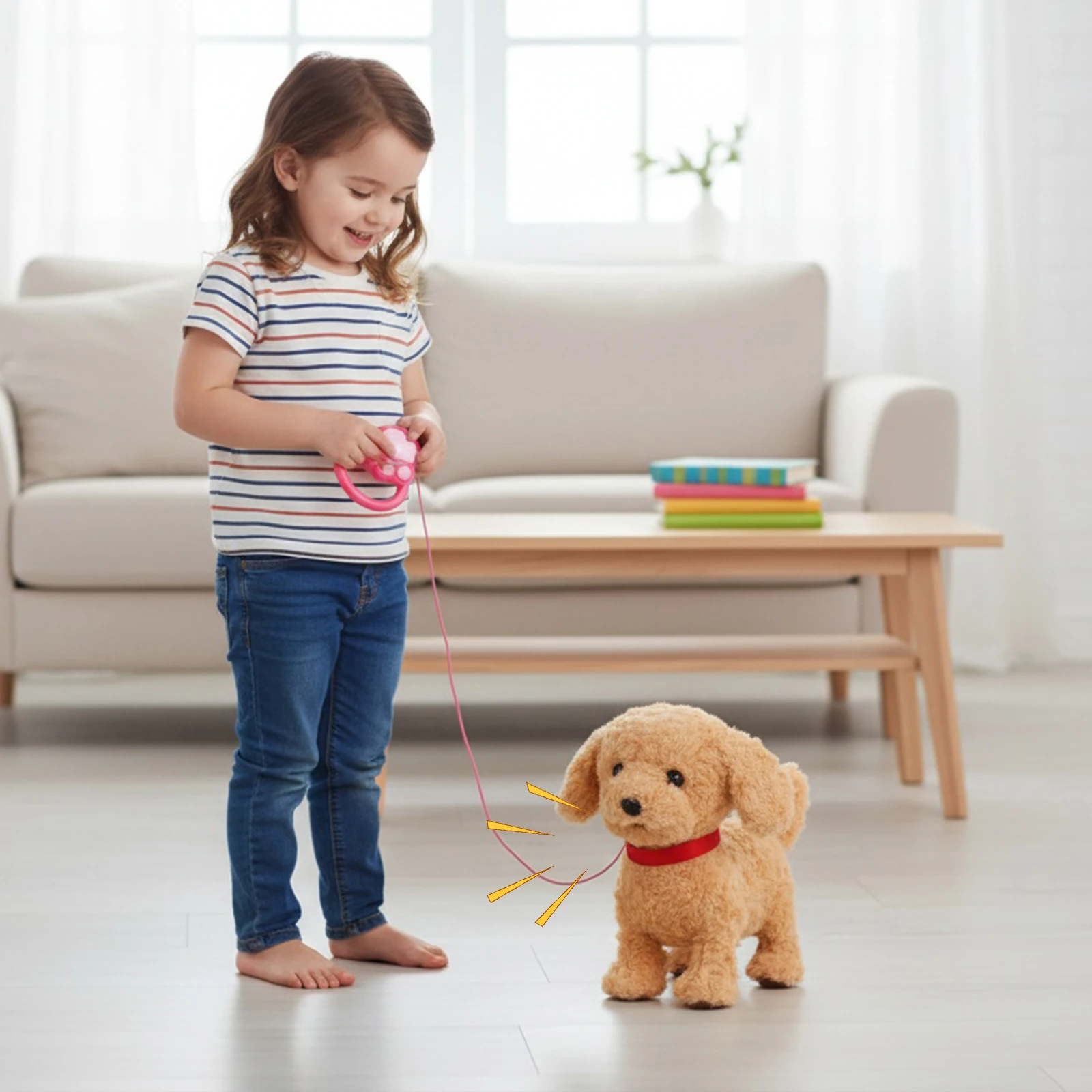 

Реалистичный робот-щенок с сенсорным управлением, интерактивный, с функцией лизания и движений языка, подарок для любителей животных