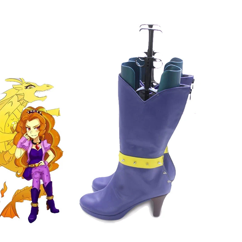 Adagio Dazzle Cosplay Shoes PU Leather Shoes Halloween Carnival Boots  Cosplay Prop Custom Made