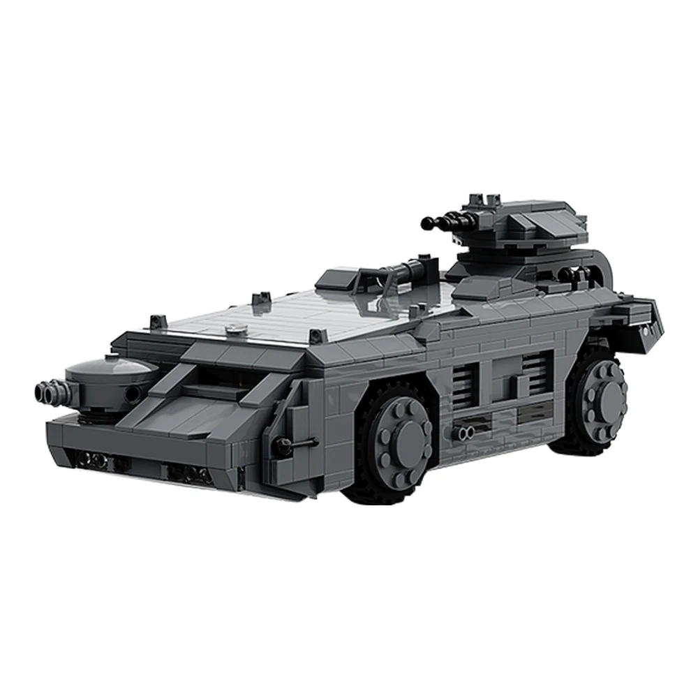 MOC 56857 Aliens M577 APC Bricks Military Weapons \\World War Army Car Building Block Set Toys For Kid Birthday Gift