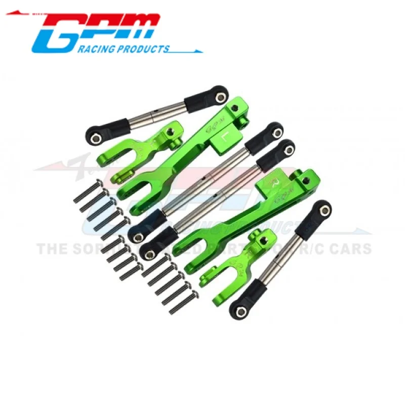 

Алюминиевые передние и задние стабилизаторы GPM UDR312FRS и соединительные элементы из нержавеющей стали для RC-модели Traxxas 1/7 Unlimited Desert Racer (комплект для тюнинга)