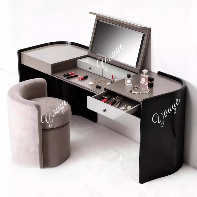 Original lacquered dresser, bedroom dressing table, desk, modern and simple storage cabinet