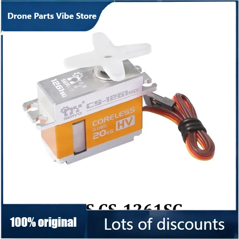 

FyOriginal MY CS-1261SG 20KG Coreless Digital Servo 7.4V- All-Metal Precision Gears for 1/8/10 Scale RC Trucks, Crawlers & Drone