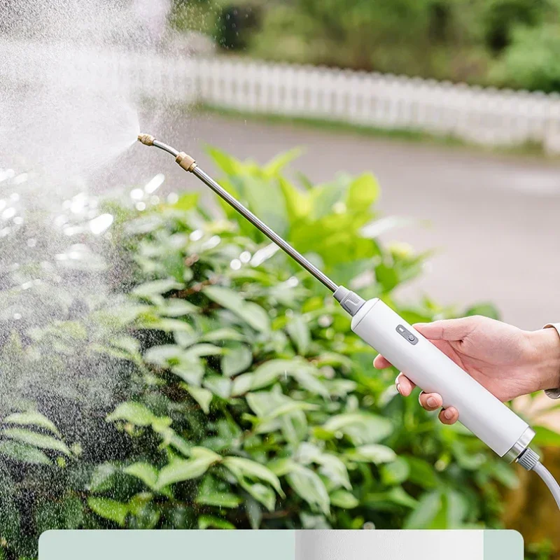 Portable Spray Wand,Handheld Rechargeable Electric Garden Sprayer,Stick Plant Sprayer with Adjustable Nozzle for Yard Patio Lawn