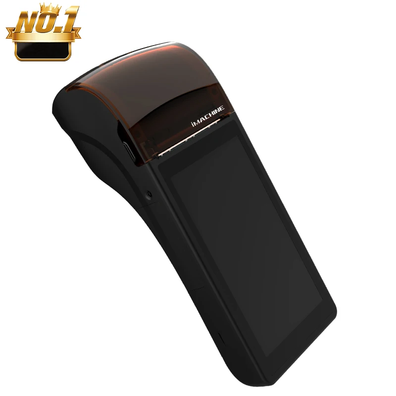 

Handheld Smart Android POS Terminal Portable All-in-One 5 Inch Screen Mobile POS Thermal Printers USB WiFi Wireless Connectivity