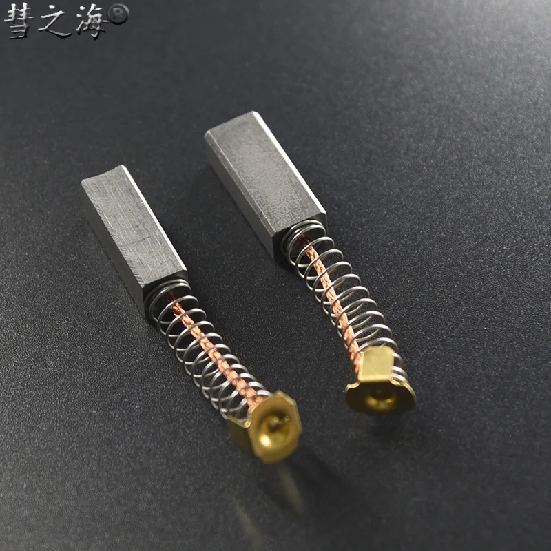 

10PC D172 DC motor universal 8 * 10 * 25 spring carbon brush wear-resistant various carbon brush accessories can be customized