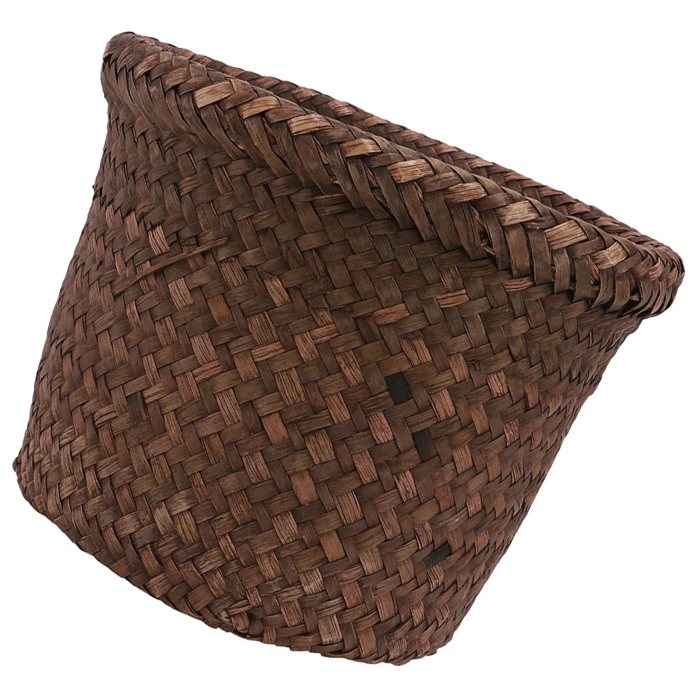 

Storage Basket Simple Rustic Bins Household Multi-functional Organizer Makeup Woven Baskets Flower Pots for Indoor Plants