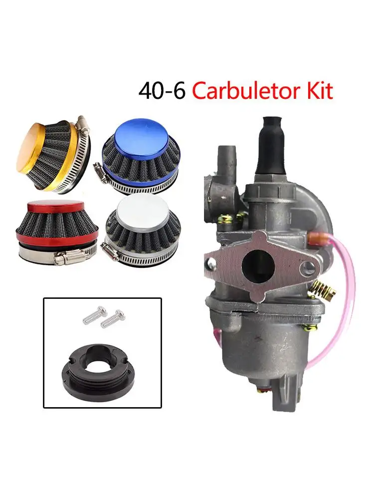 AliExpress Carburetor Carb Carby Air Filter Blue + Stack 47cc 49cc Mini Moto Dirt Pocket Bike ATV Quad Minimoto Minicross