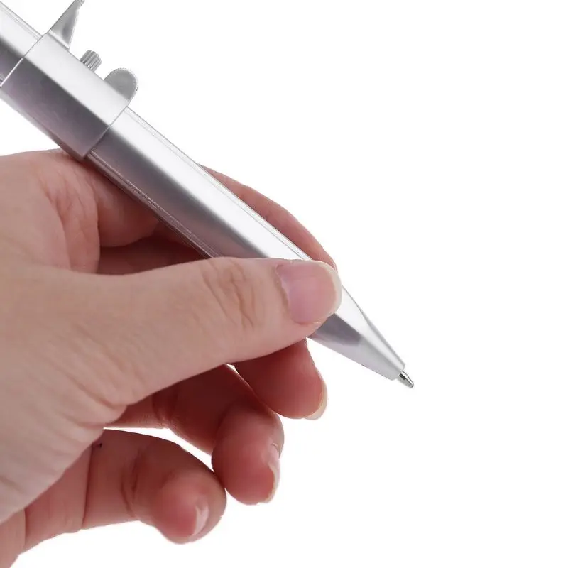 Gel Ink Pen Roller Ballpoint Shape Plastic Pens Vernier Caliper Ruler Ball-Point Pens Protable Measuring Tool Dropshipping