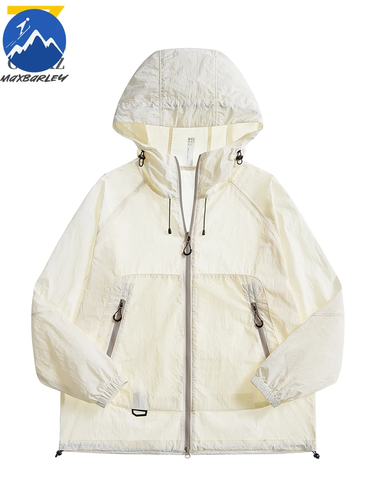 Maxbarley Sun Protection Jacket Men Women Brand Fashion Lightweight Comfortable UV Coat Casual Riding Fishing Skin Windbreaker
